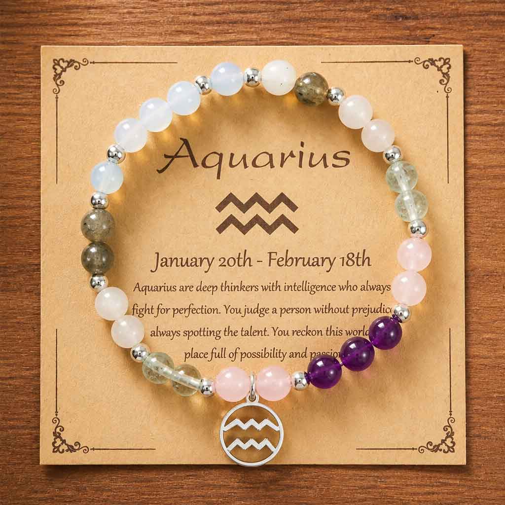 Aquarius Zodiac Bracelet