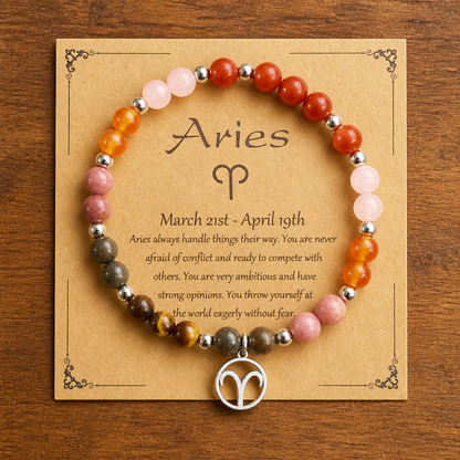 Aries Zodiac Bracelet