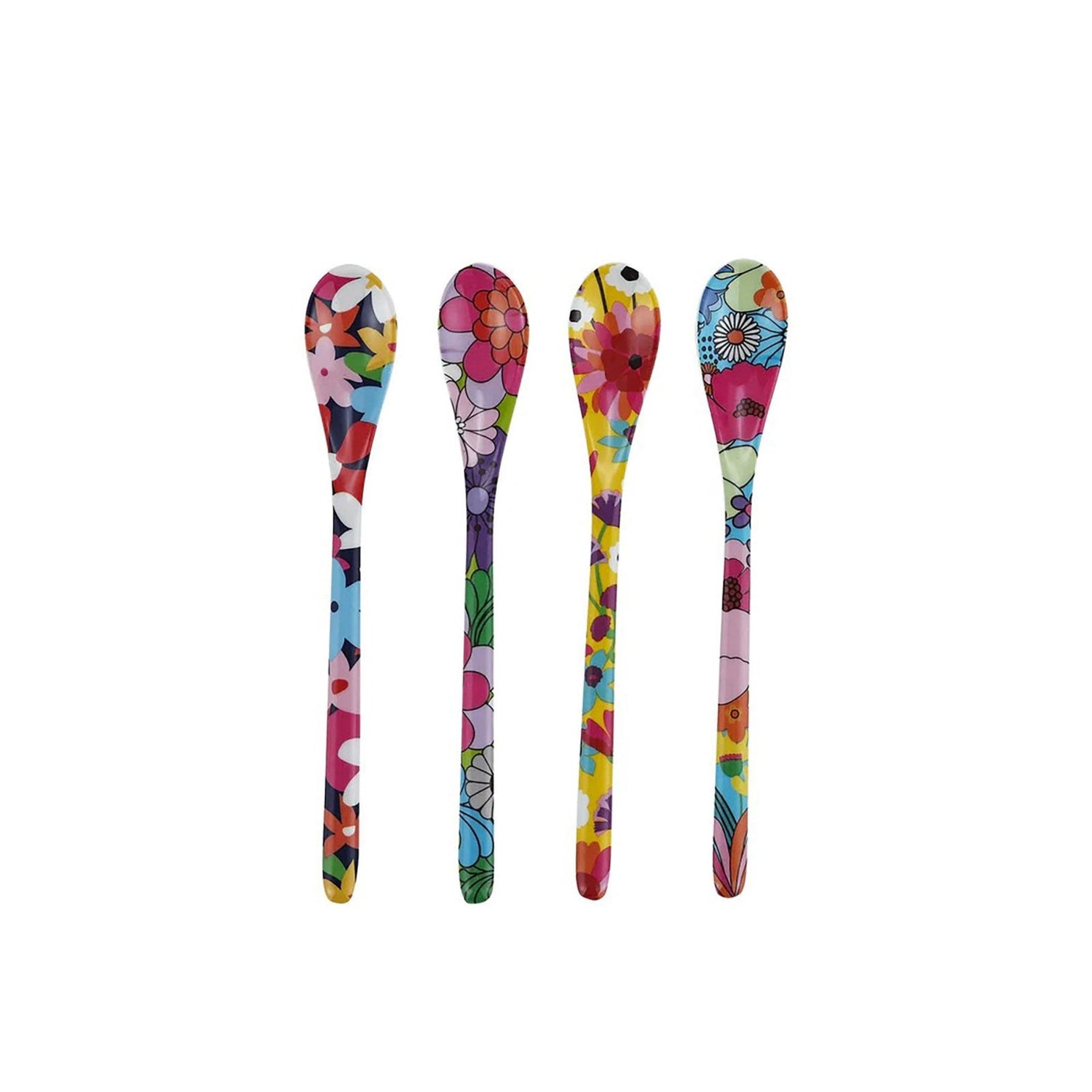 Assorted Dessert Spoon Set Garden Floral - Living