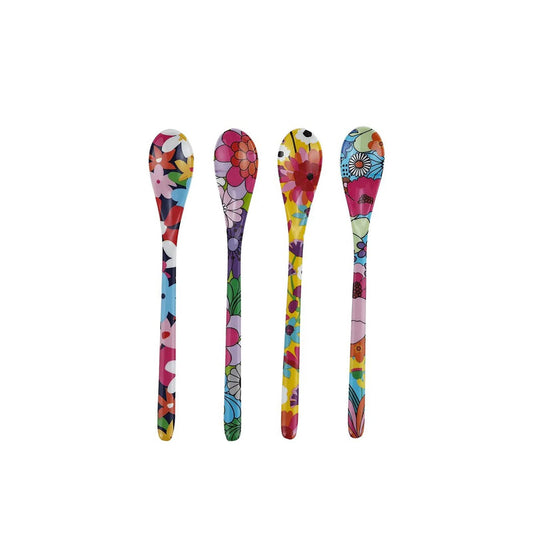 Assorted Dessert Spoon Set Garden Floral - Living - shop_name