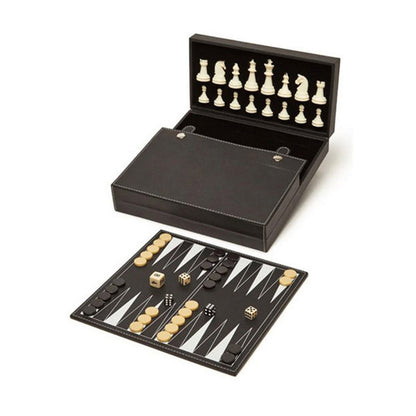 Backgammon and Chess Set Brown - Home - shop_name
