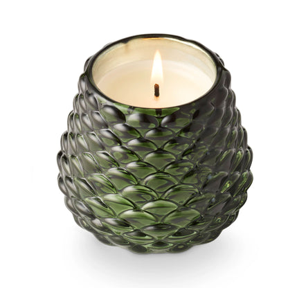 Balsam & Cedar Pinecone Glass Candle