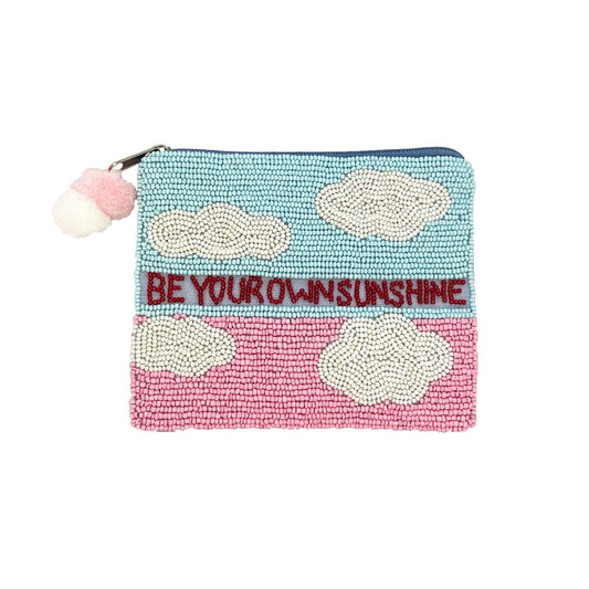 Be Your Own Sunshine Beaded Coin Pouch - For Her - shop_name