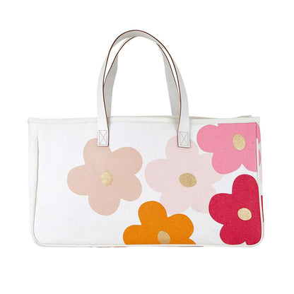 Canvas Tote - colorful Flowers