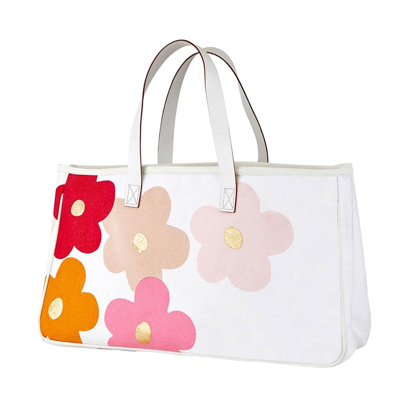 Canvas Tote - colorful Flowers