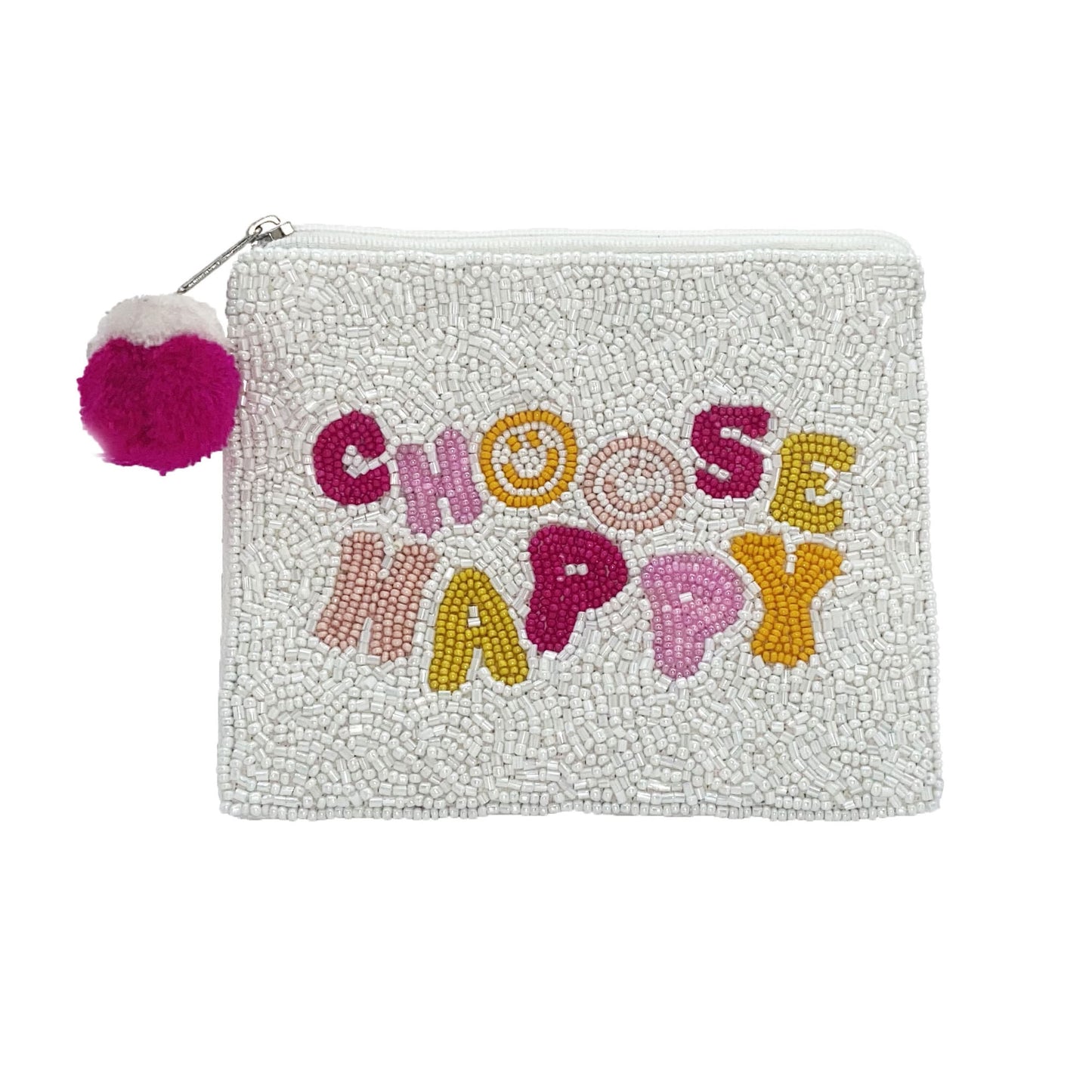 Porte-monnaie en perles Chat Maman