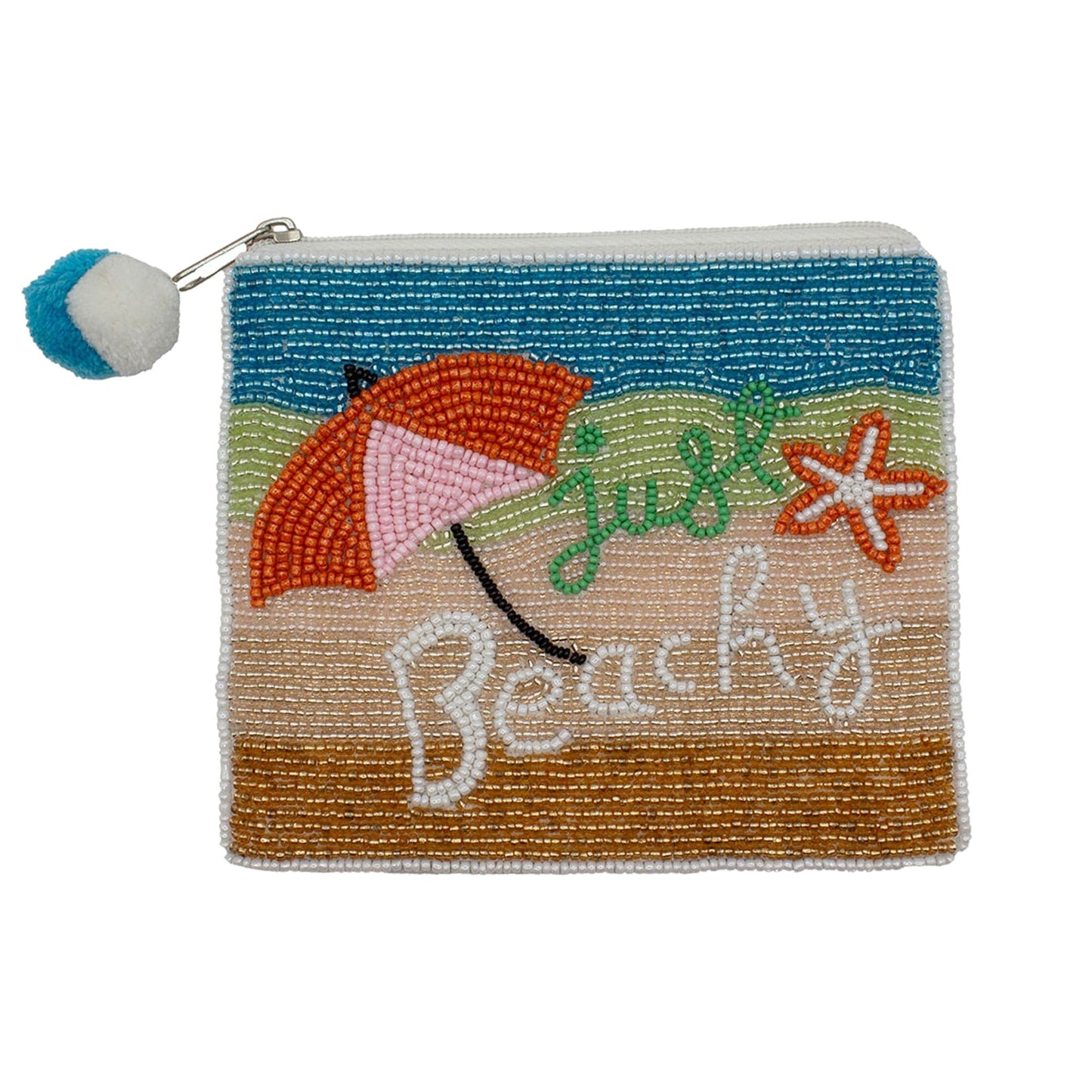 Just Beachy Beaded Coin Pouch