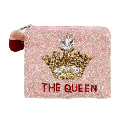 Pochette à monnaie perlée Let's go Girls