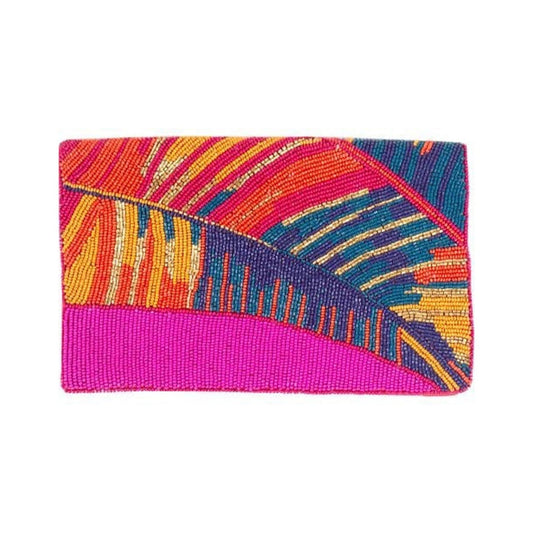 Big Leaf Beaded Clutch - For Her - shop_name