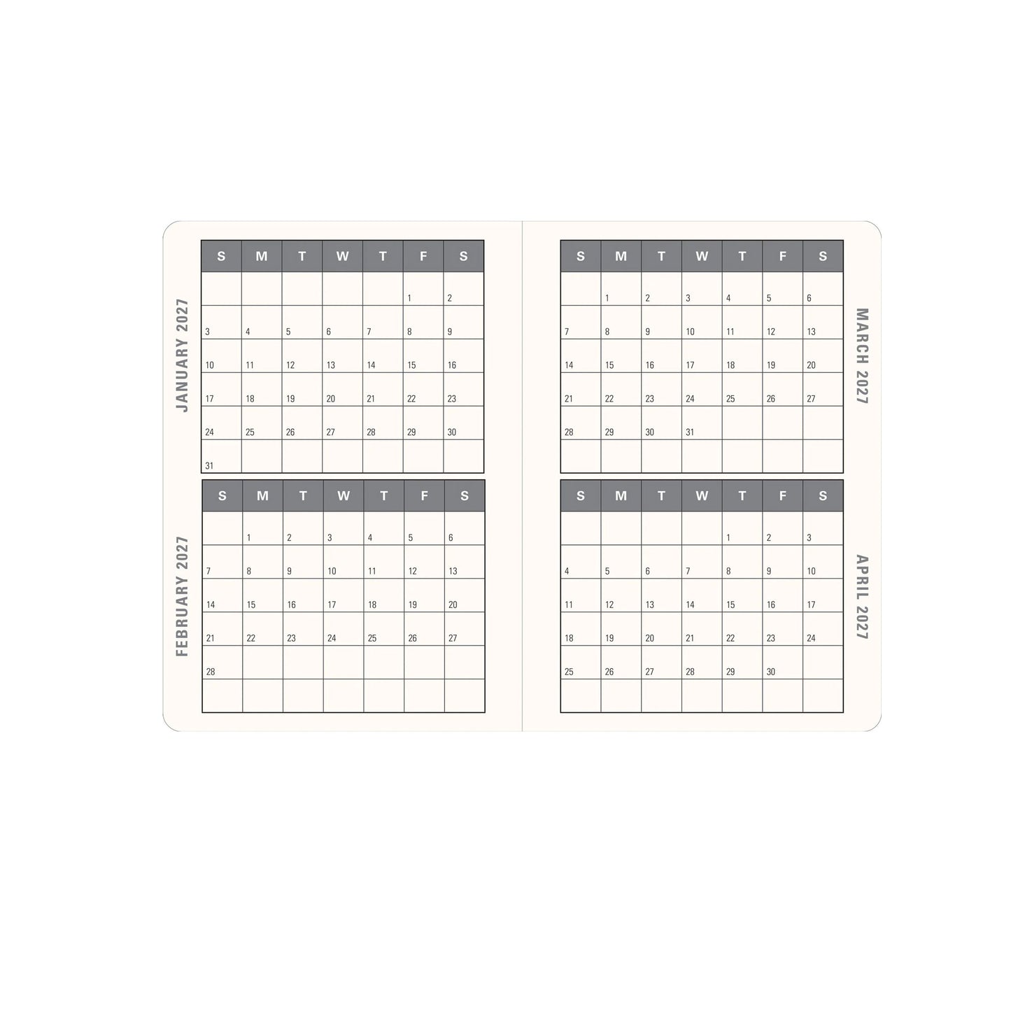 2027 Orange Fairy Weekly Planner