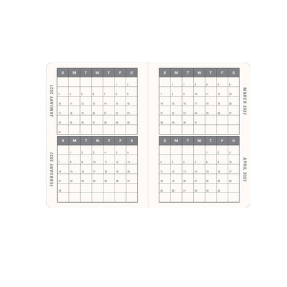 2027 Orange Fairy Weekly Planner