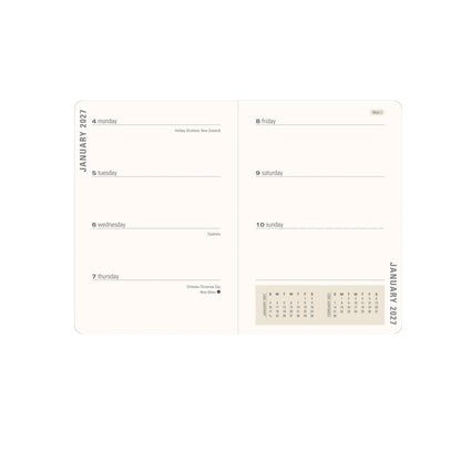 2027 Orange Fairy Weekly Planner