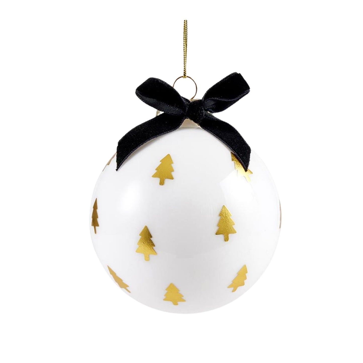 Black & White Ornament Set