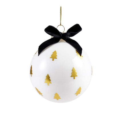 Black & White Ornament Set