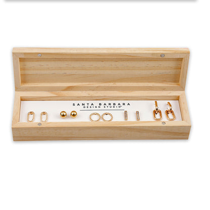 Boxed Earring Set- Gold Girls