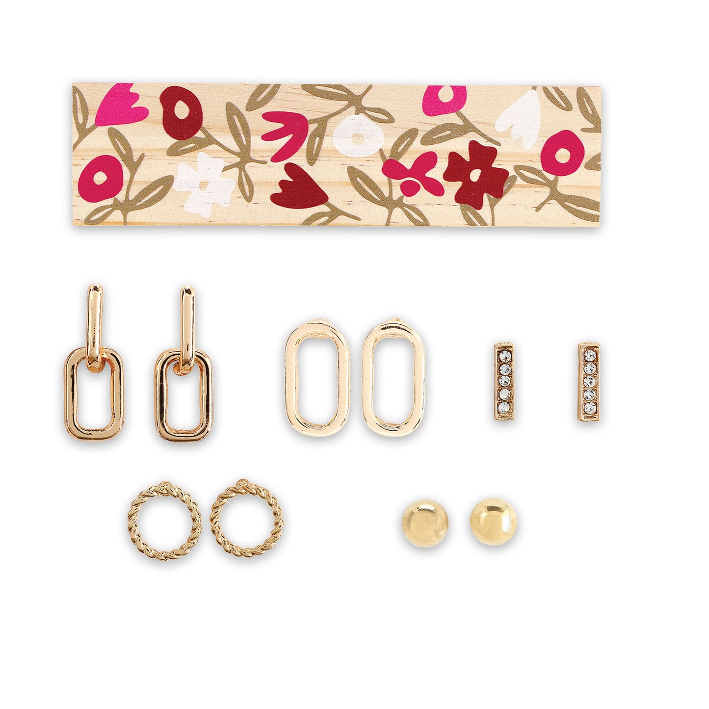 Boxed Earring Set- Gold Girls