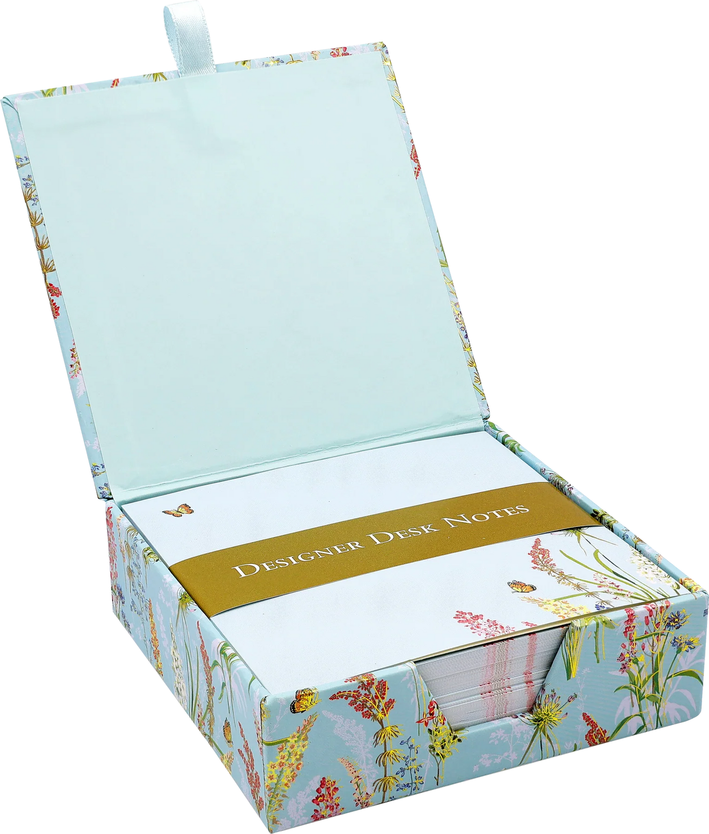 Notes de bureau sur le jardin de fleurs sauvages