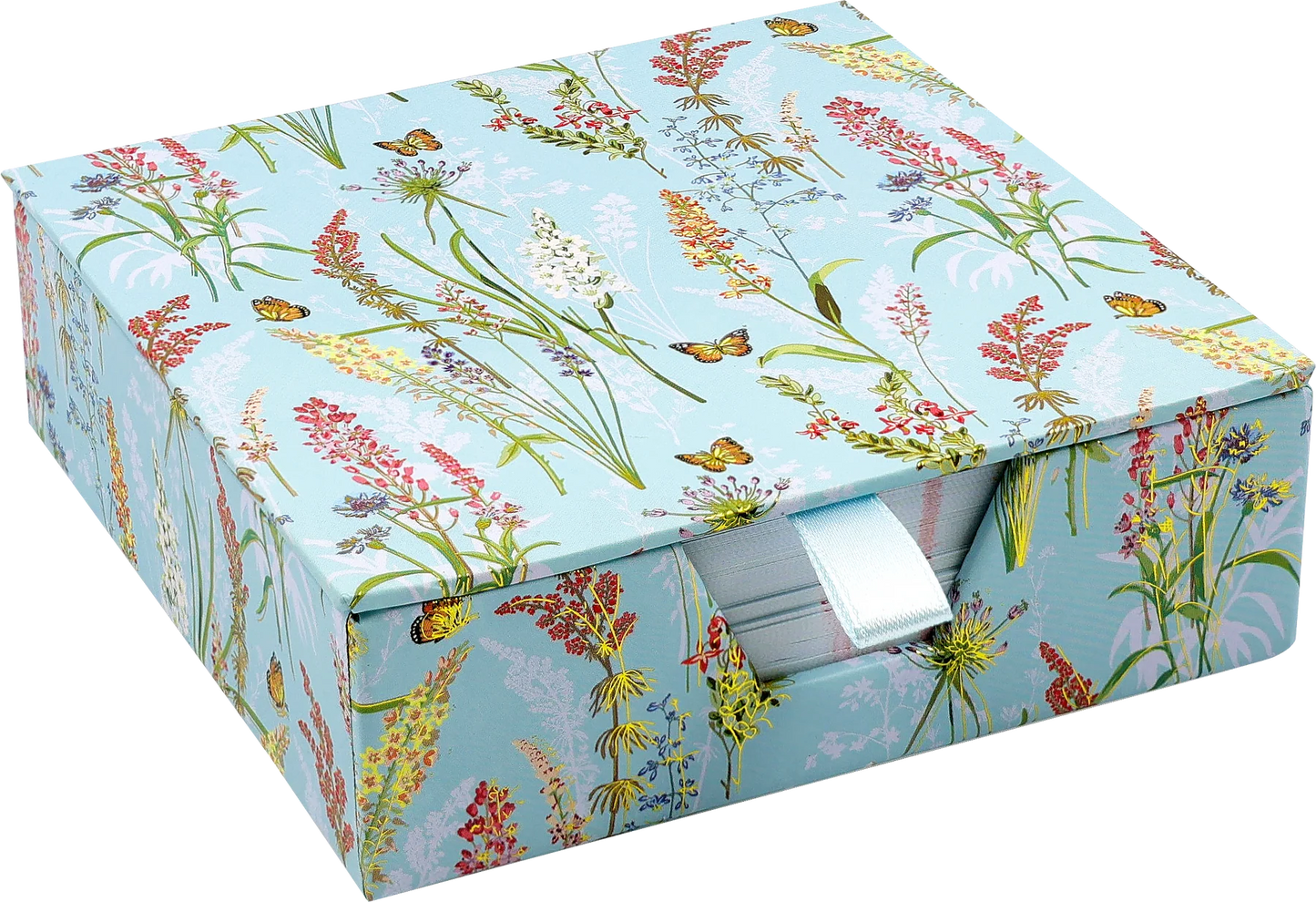 Notes de bureau sur le jardin de fleurs sauvages