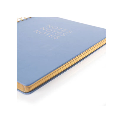 Blue 8x10 Hardbound Spiral Notebook