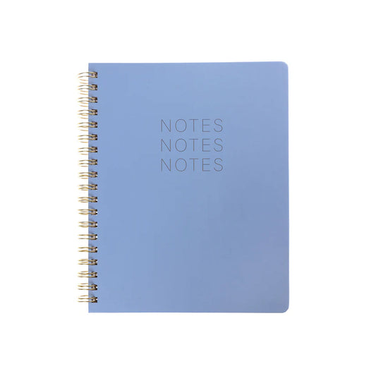 Blue 8x10 Hardbound Spiral Notebook