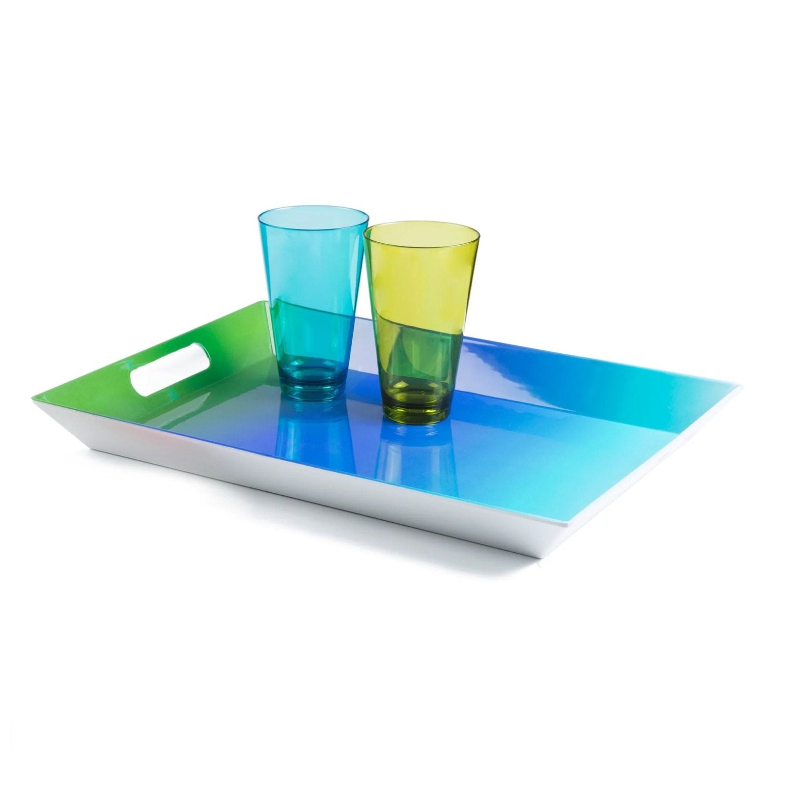 Blue Ombré Serving Tray - Living - shop_name