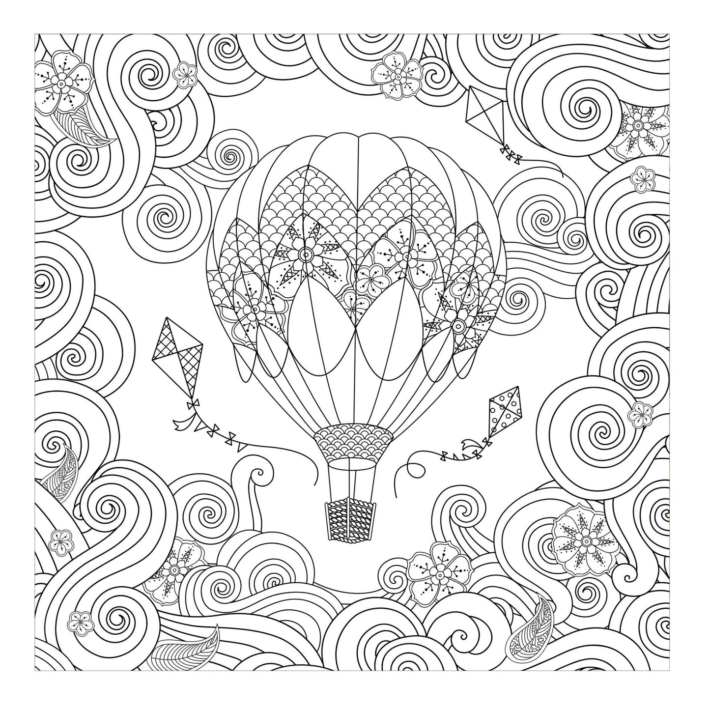 Boho Dreams Adult Coloring Book