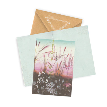 Botanical Study boxed note cards with decorative artwork for thoughtful messages