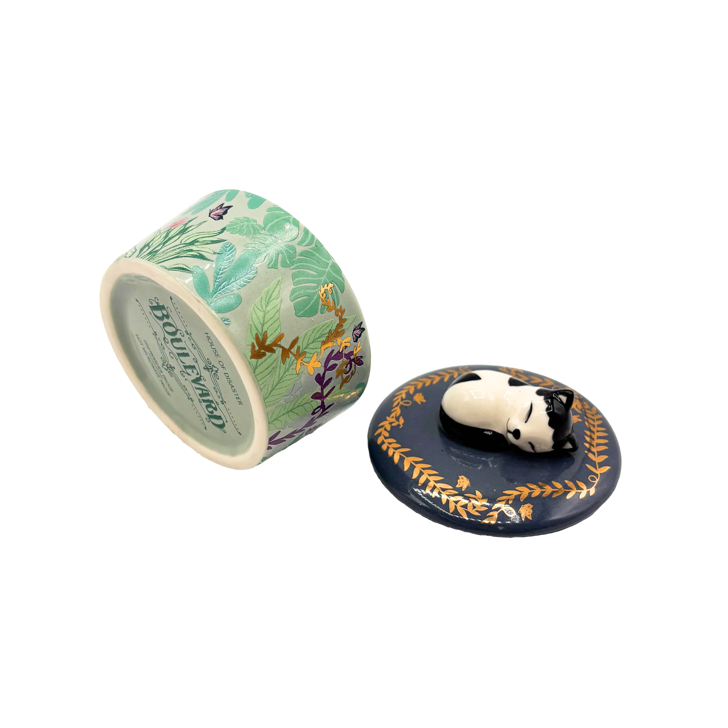 Boulevard Cat Trinket Pot