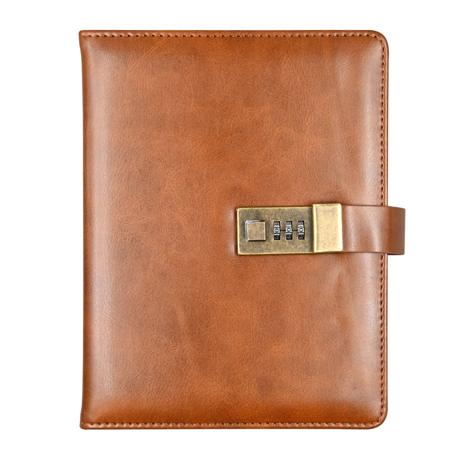 Brown Artisan Locking Journal