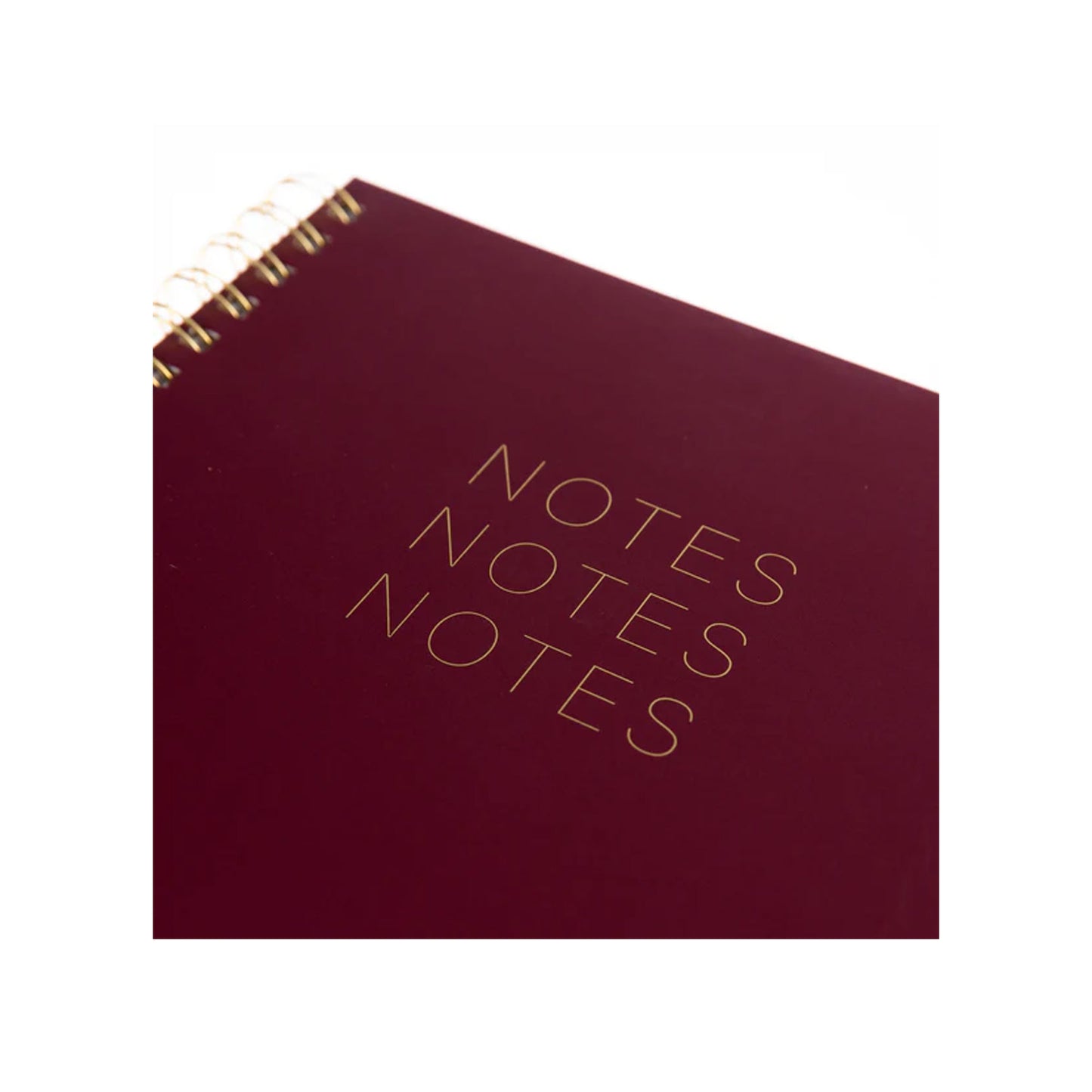 Burgundy 8x10 Hardbound Spiral Notebook