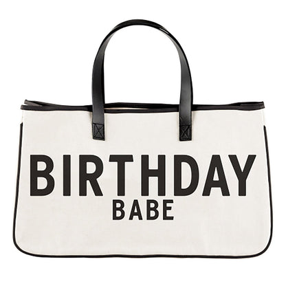 Canvas Tote - Birthday Babe - For Her - shop_name