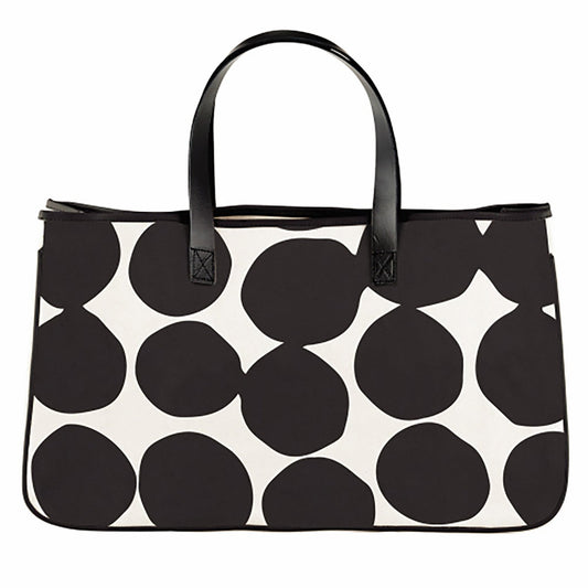 Canvas Tote - Black Dots - For Her - shop_name