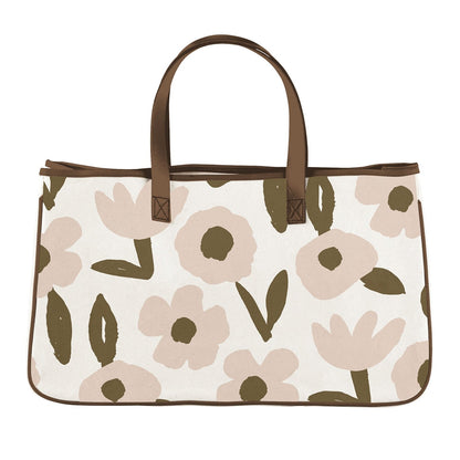 Canvas Tote - Flowers Pink - For Her - shop_name