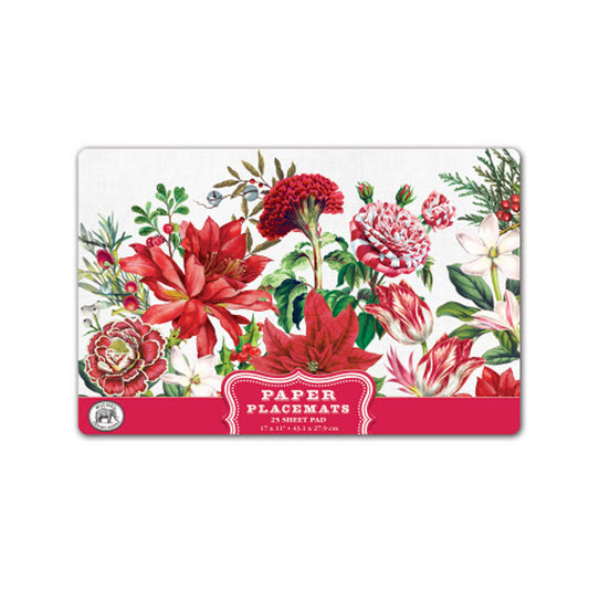 Paper Placemats 'Christmas Bouquet'