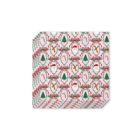 Christmas Cameos Cocktail Napkins - shop_name