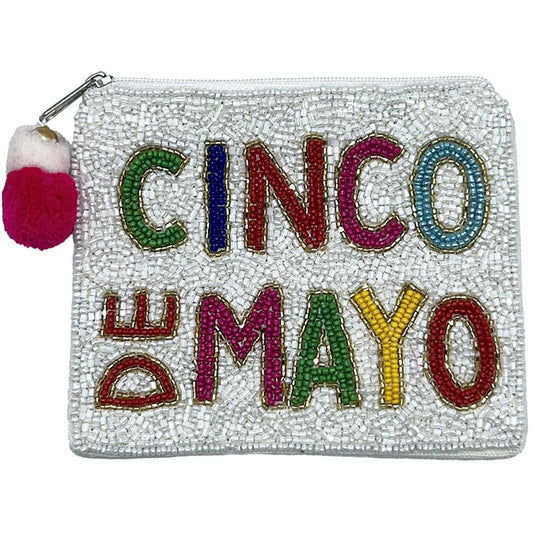 Cinco de Mayo Beaded Coin Pouch - For Her - shop_name
