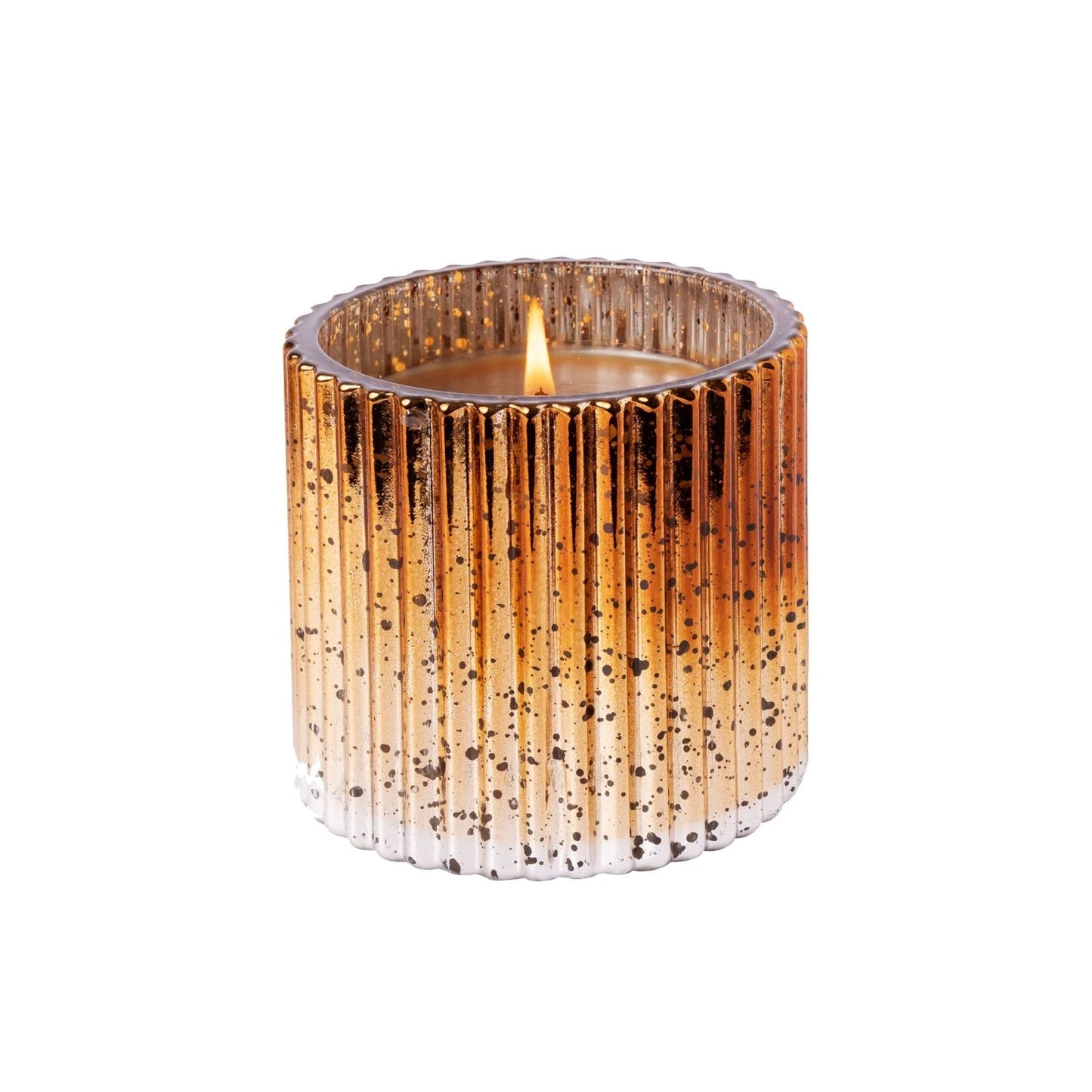 Cinnamon Cider - Plaid Ribbed Glass Candle - Candle - shop_name