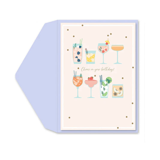 Fruity Cocktails Greeting Card