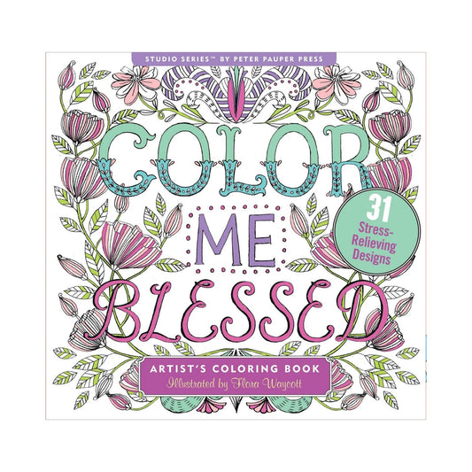 Color Me Blessed Artist's Coloring Book - Papergoods - shop_name