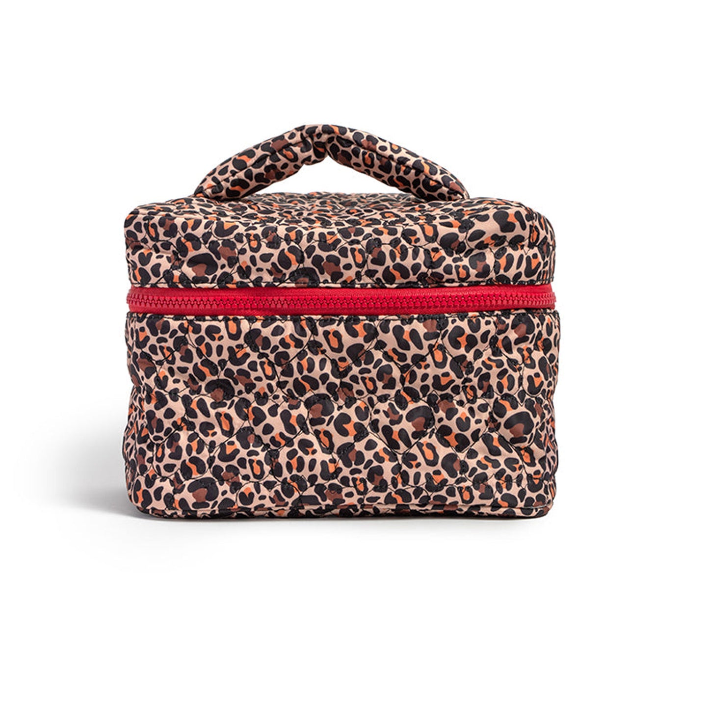 Cheetah cosmetic pouch for makeup and travel essentials