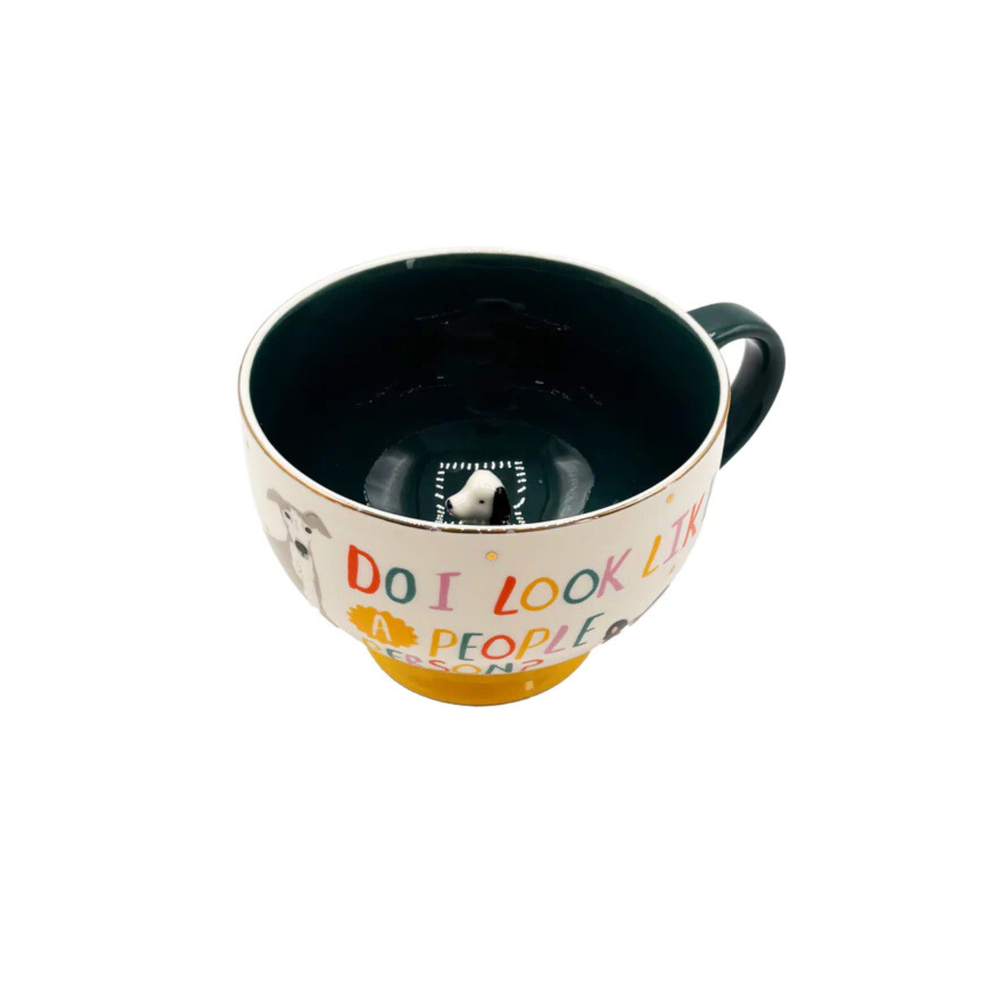 Tasse Small Talk « Commencez par un café »