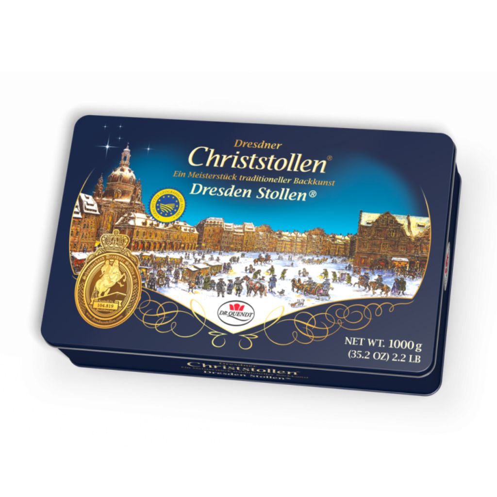 Dresden Christstollen in Gift Tin 1000gr for gifting, home decor and everyday style