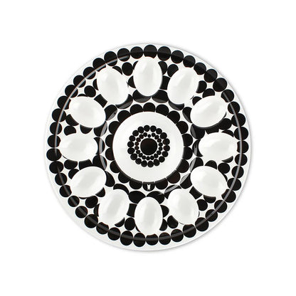 Black & White Egg Platter
