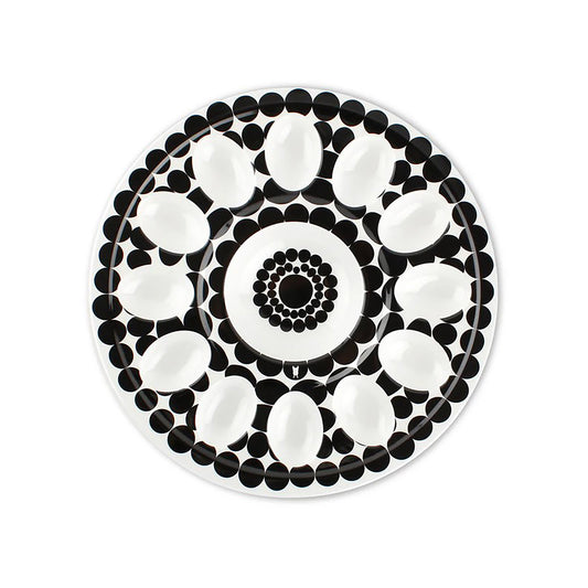 Black & White Egg Platter