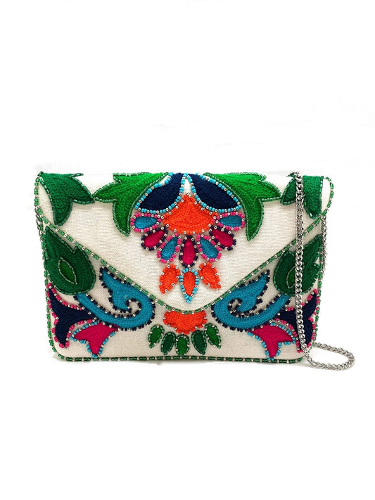 Elegant Handcrafted Beaded Mini Clutch - For Her - shop_name
