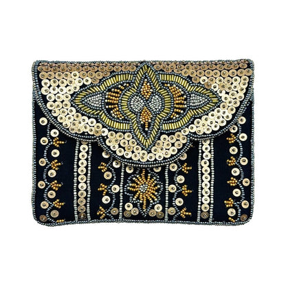 Elegant Symmetry Beaded Mini Clutch - For Her - shop_name