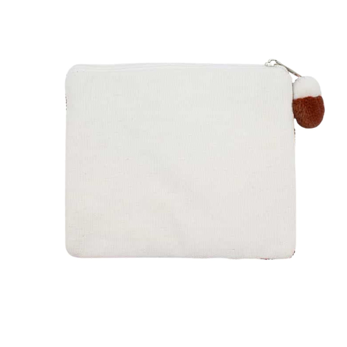 Pochette de Noël à carreaux et perles