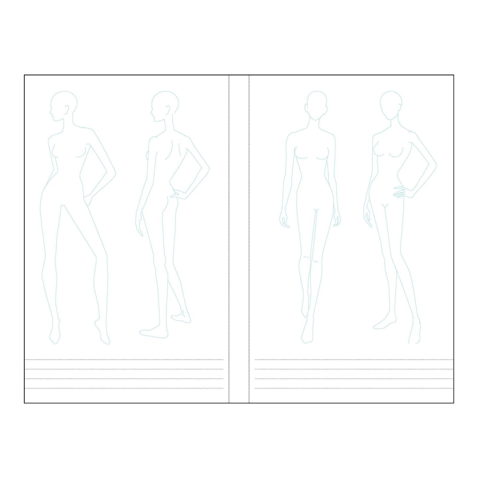 Essentials Fashion Sketchbook: A Designer's Companion - shop_name