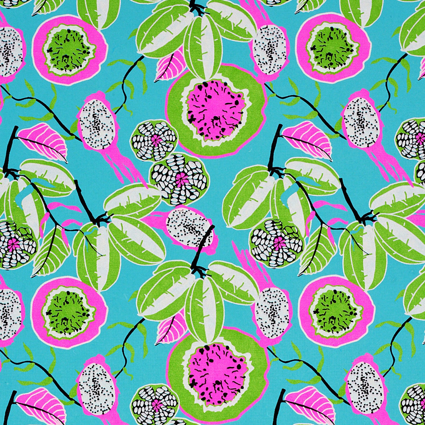 Exotic Fruits Turquoise