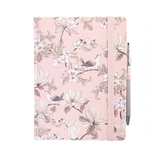 Journal recouvert de tissu avec stylo - L'Orange